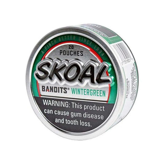 Skoal Bandits Wintergreen Pouches nov24 expiry